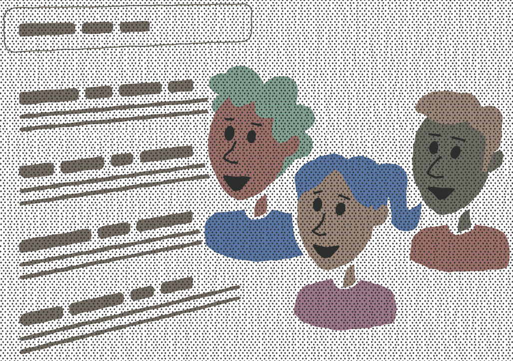 Search results with happy users